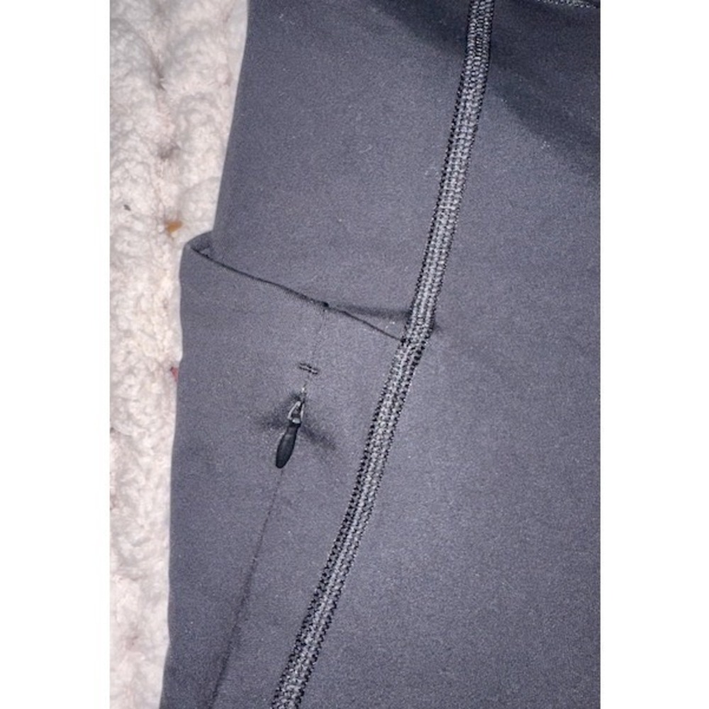 Athleta Leggings Black Mid Rise Size XL - Picture 3 of 4